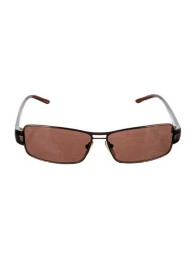 Pre-owned Prada Square Tinted Sunglasses In Black