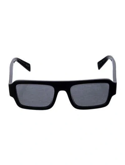 Pre-owned Prada Square Tinted Sunglasses In Black