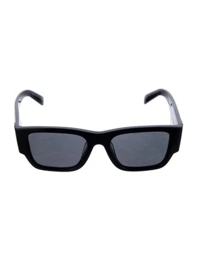 Pre-owned Prada Square Tinted Sunglasses In Black