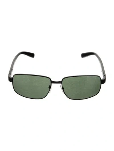 Pre-owned Prada Square Tinted Sunglasses In Black