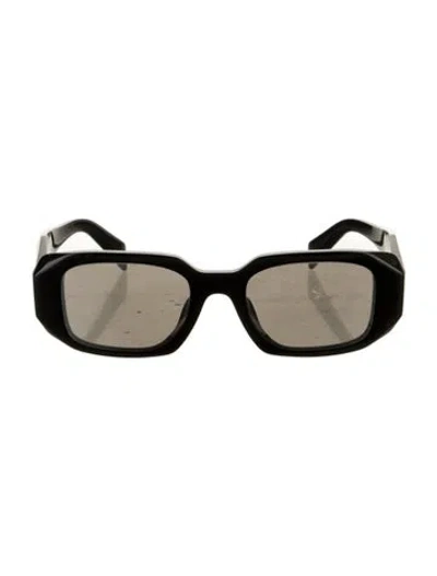 Pre-owned Prada Square Tinted Sunglasses In Black