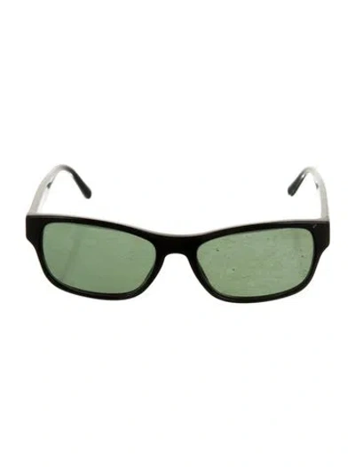 Pre-owned Prada Square Tinted Sunglasses In Black