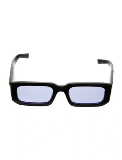 Pre-owned Prada Square Tinted Sunglasses In Black