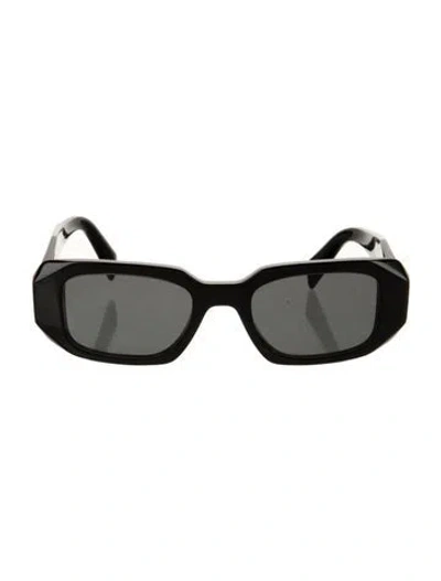 Pre-owned Prada Square Tinted Sunglasses In Black