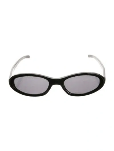 Pre-owned Prada Square Tinted Sunglasses In Black