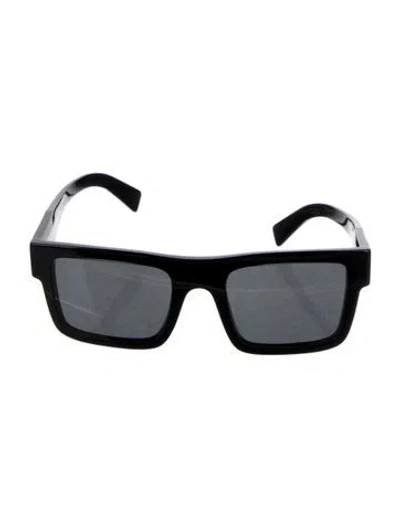 Pre-owned Prada Square Tinted Sunglasses In Black