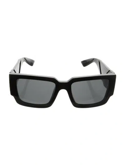 Pre-owned Prada Square Tinted Sunglasses In Black