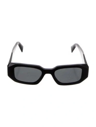 Pre-owned Prada Square Tinted Sunglasses In Black