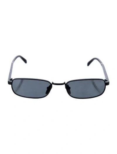 Pre-owned Prada Square Tinted Sunglasses In Black