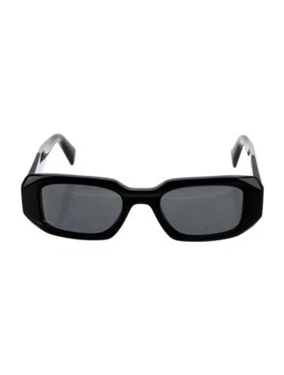 Pre-owned Prada Square Tinted Sunglasses In Black