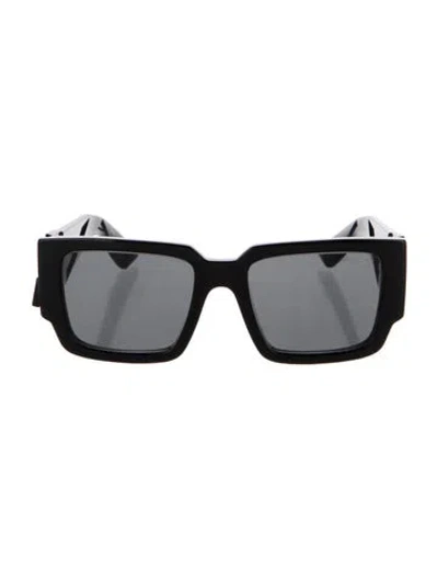 Pre-owned Prada Square Tinted Sunglasses In Black