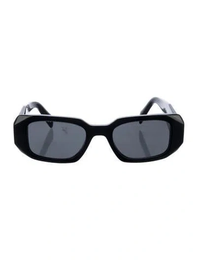 Pre-owned Prada Square Tinted Sunglasses In Black