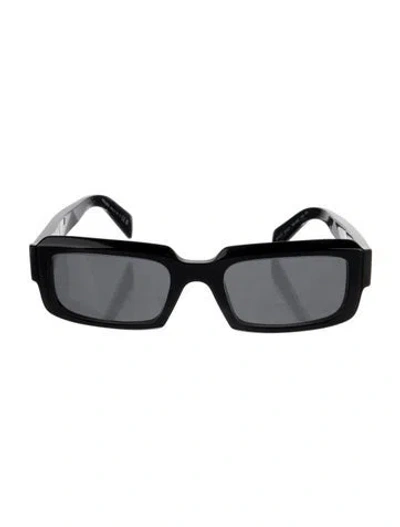 Pre-owned Prada Square Tinted Sunglasses In Black
