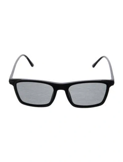 Pre-owned Prada Square Tinted Sunglasses In Black