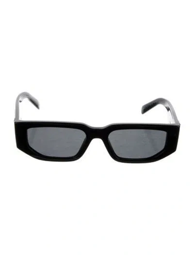 Pre-owned Prada Square Tinted Sunglasses In Black