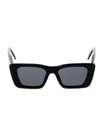 Pre-owned Prada Square Tinted Sunglasses In Black