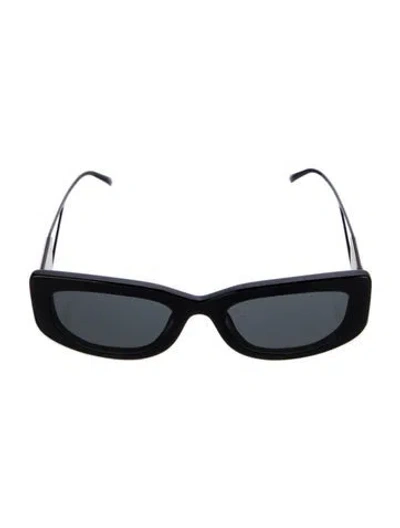 Pre-owned Prada Square Tinted Sunglasses In Black