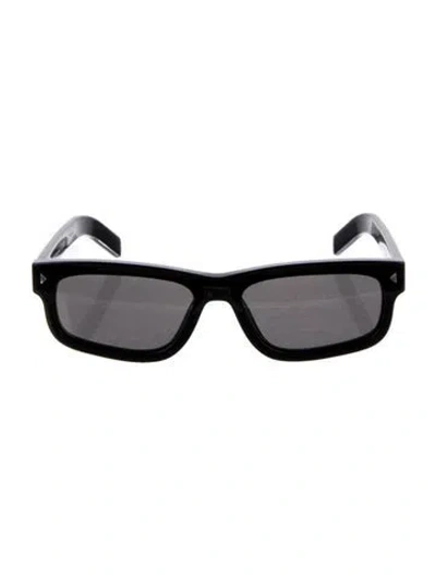 Pre-owned Prada Square Tinted Sunglasses In Black