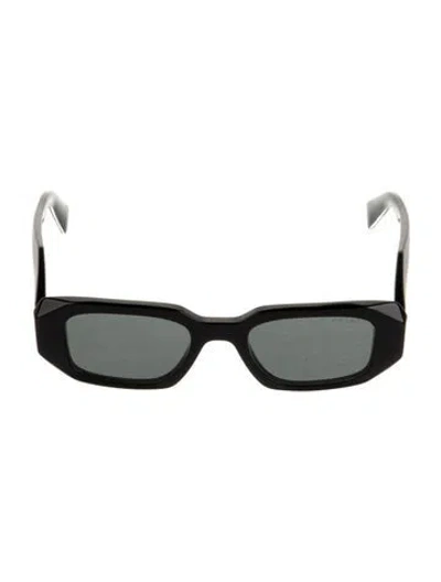 Pre-owned Prada Square Tinted Sunglasses In Black