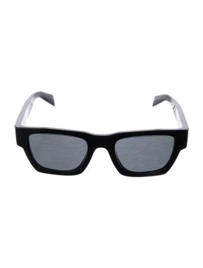 Pre-owned Prada Square Tinted Sunglasses In Black