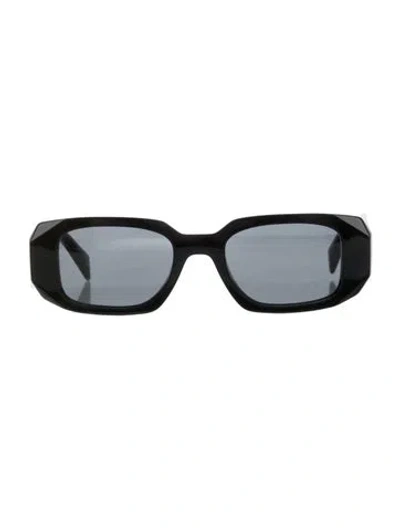 Pre-owned Prada Square Tinted Sunglasses In Black
