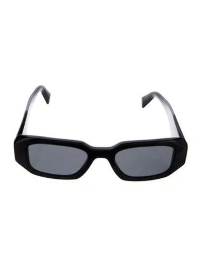 Pre-owned Prada Square Tinted Sunglasses In Black