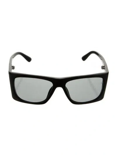 Pre-owned Prada Square Tinted Sunglasses In Black