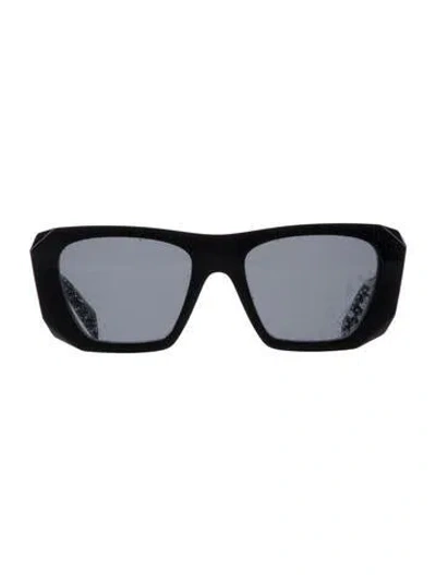 Pre-owned Prada Square Tinted Sunglasses In Black