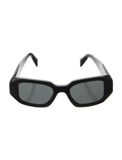 Pre-owned Prada Square Tinted Sunglasses In Black
