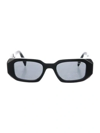 Pre-owned Prada Square Tinted Sunglasses In Black