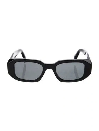 Pre-owned Prada Square Tinted Sunglasses In Black