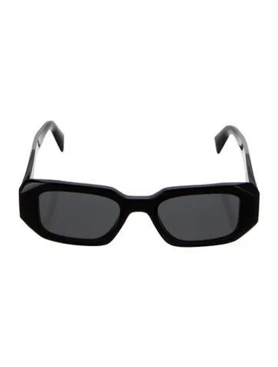 Pre-owned Prada Square Tinted Sunglasses In Black