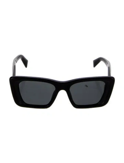 Pre-owned Prada Square Tinted Sunglasses In Black