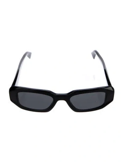 Pre-owned Prada Square Tinted Sunglasses In Black