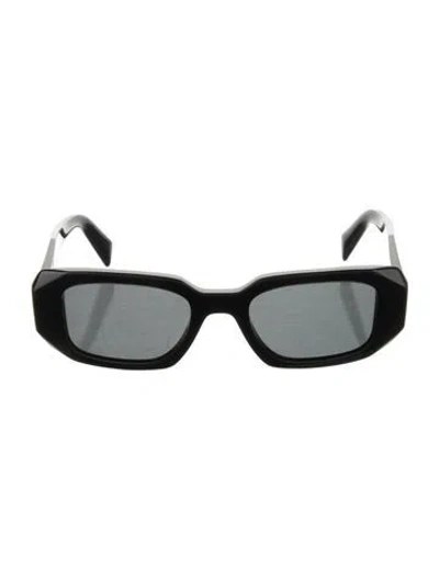 Pre-owned Prada Square Tinted Sunglasses In Black