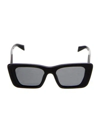 Pre-owned Prada Square Tinted Sunglasses In Black