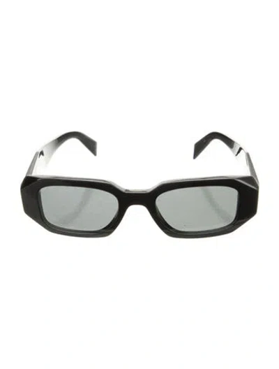 Pre-owned Prada Square Tinted Sunglasses In Black