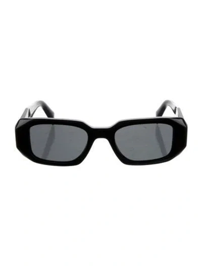 Pre-owned Prada Square Tinted Sunglasses In Black