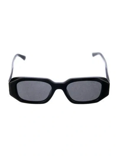 Pre-owned Prada Square Tinted Sunglasses In Black