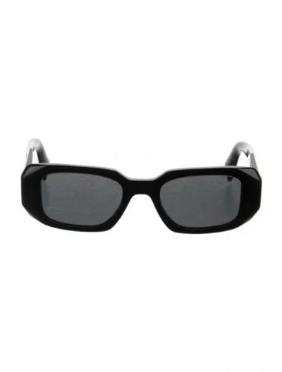Pre-owned Prada Square Tinted Sunglasses In Black