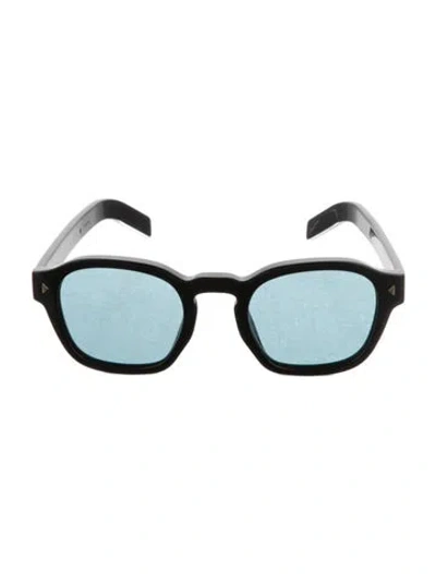 Pre-owned Prada Square Tinted Sunglasses In Black
