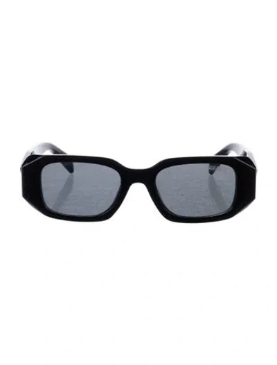 Pre-owned Prada Square Tinted Sunglasses In Black