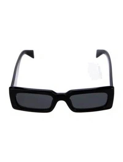 Pre-owned Prada Square Tinted Sunglasses In Black