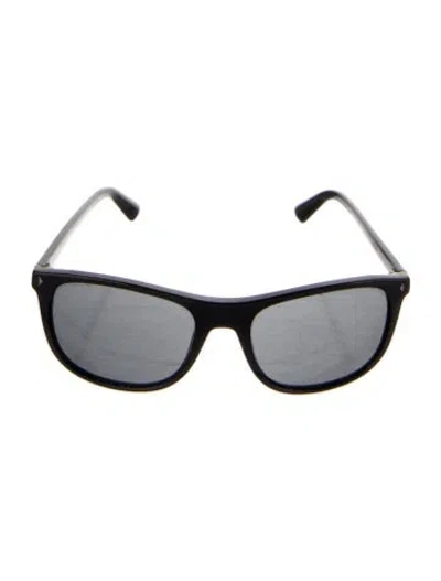 Pre-owned Prada Square Tinted Sunglasses In Black