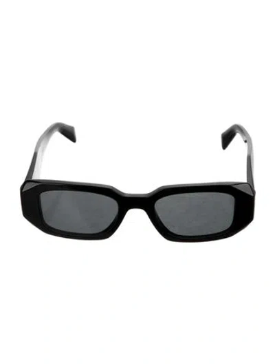 Pre-owned Prada Square Tinted Sunglasses In Black