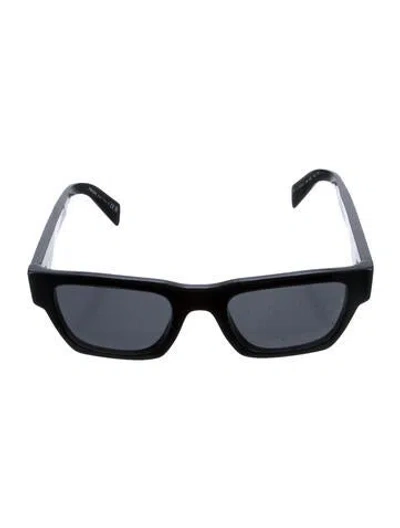 Pre-owned Prada Square Tinted Sunglasses In Black