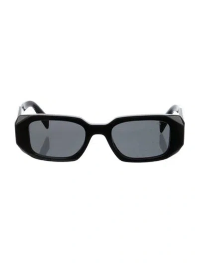 Pre-owned Prada Square Tinted Sunglasses In Black