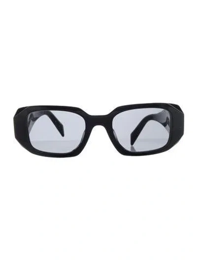 Pre-owned Prada Square Tinted Sunglasses In Black