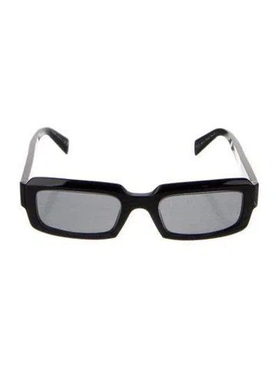 Pre-owned Prada Square Tinted Sunglasses In Black