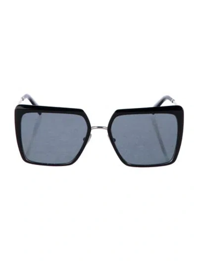 Pre-owned Prada Square Tinted Sunglasses In Black